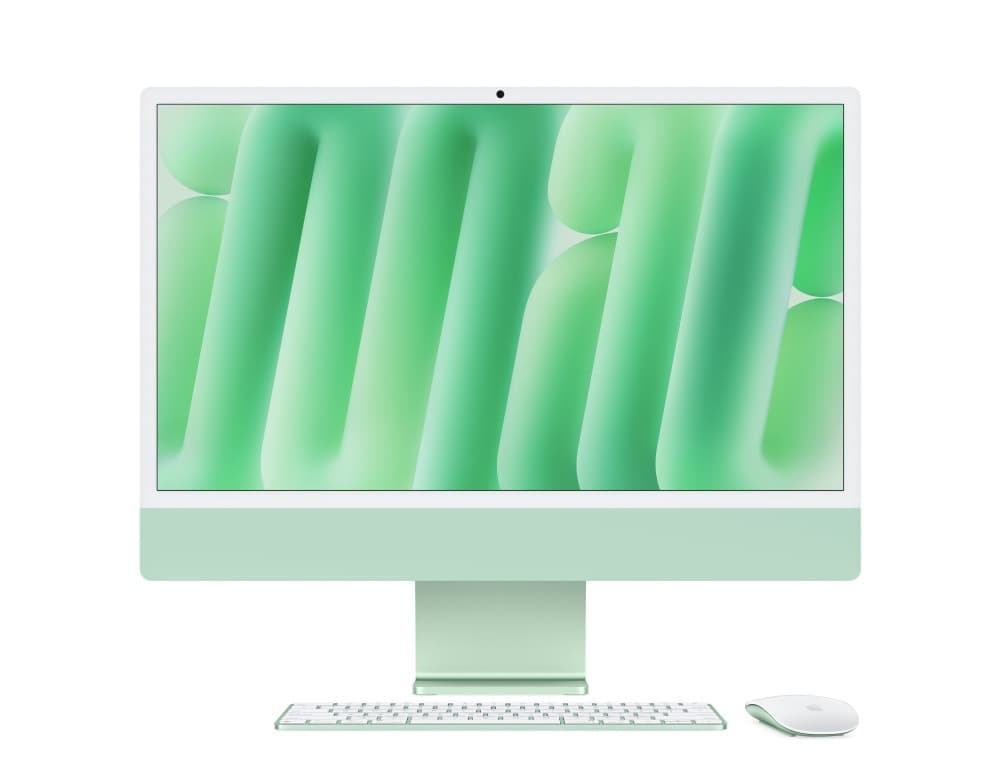 Apple iMac 24 M4 (2024), цвет «Зеленый», вид 1