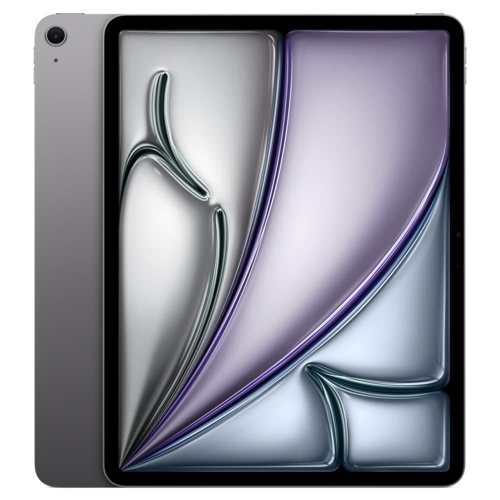 iPad Air 13″ (M2), Серый космос, вид спереди и сзади