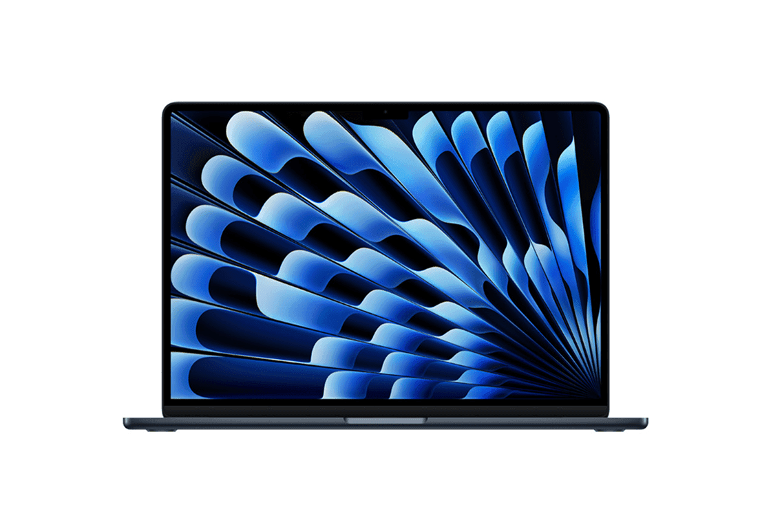 Apple MacBook Air 15 M4 (2025), цвет «Полуночный», вид 1