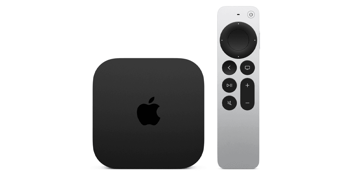 Apple TV 4K третьего поколения и пульт Siri Remote