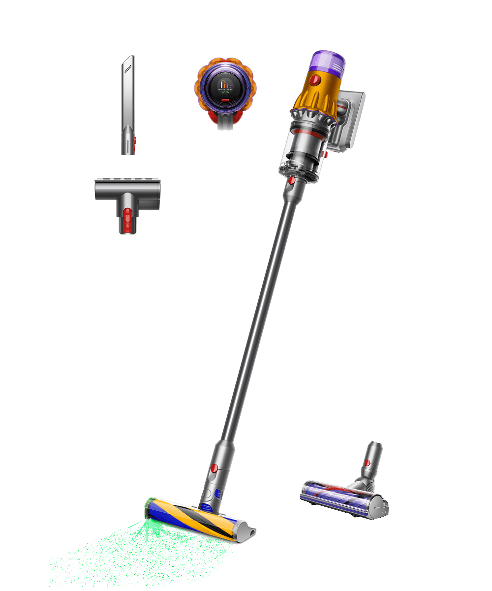 Dyson V12 Detect Slim Absolute, жёлтый/никель