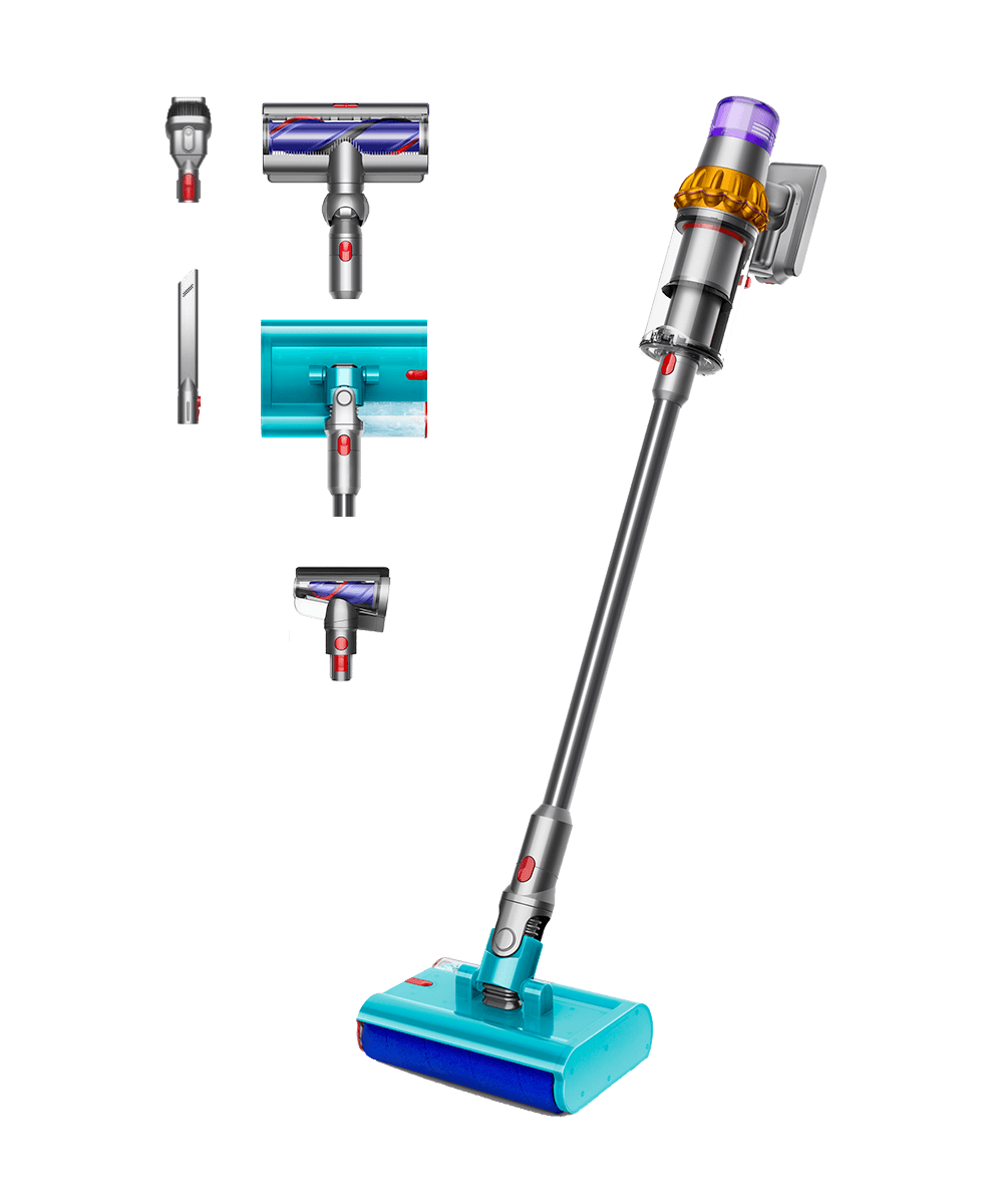 Dyson V15s Detect Submarine, жёлтый/никель