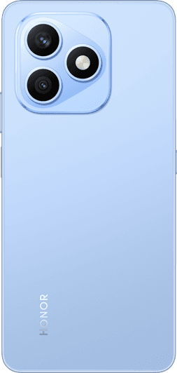 HONOR X8d в синем цвете, вид сзади