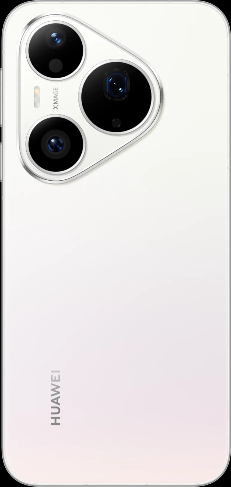 Huawei Pura 90s Pro в кокосово-белом цвете, вид сзади
