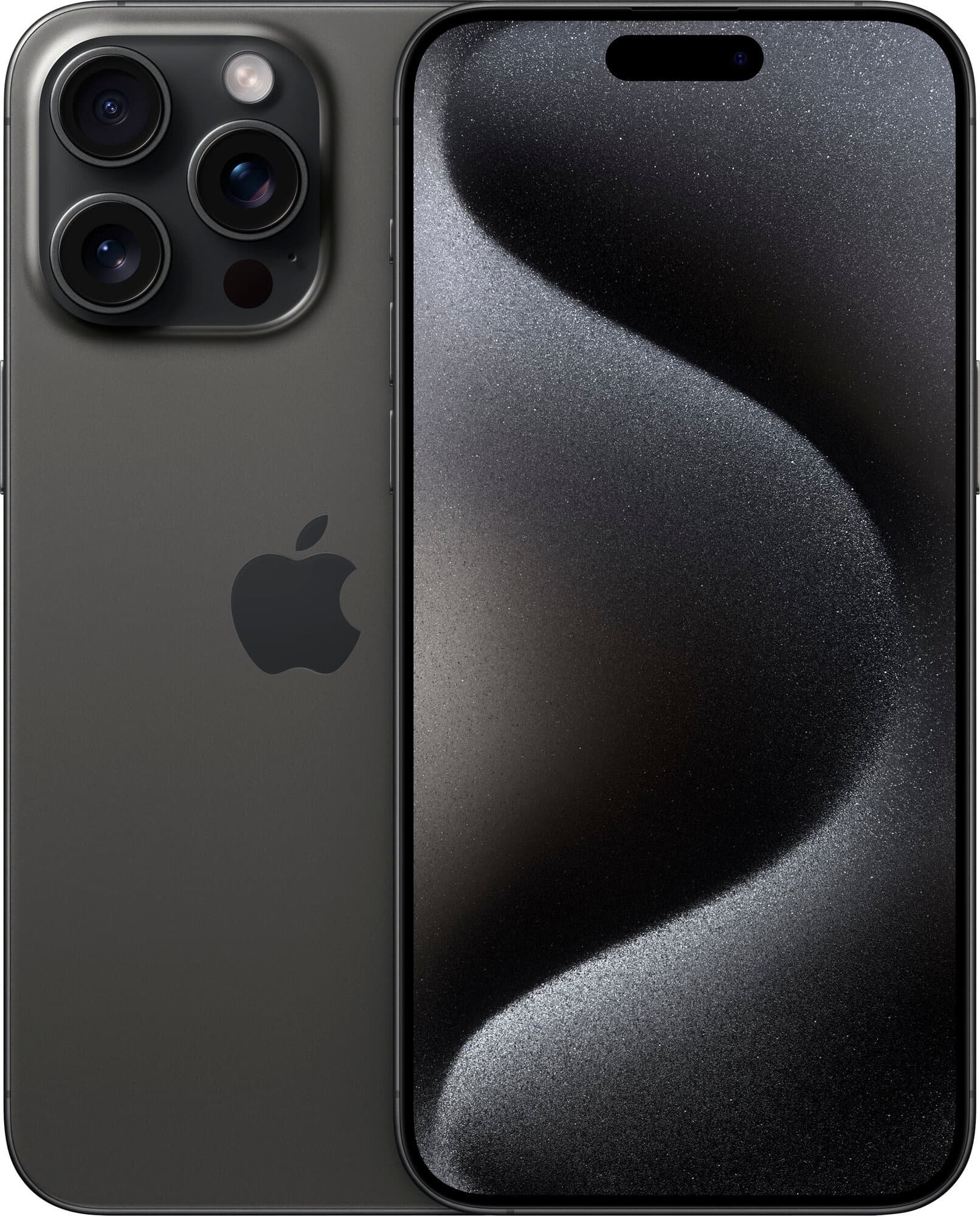 Apple iPhone 15 Pro Max, цвет «Черный титан», вид 1