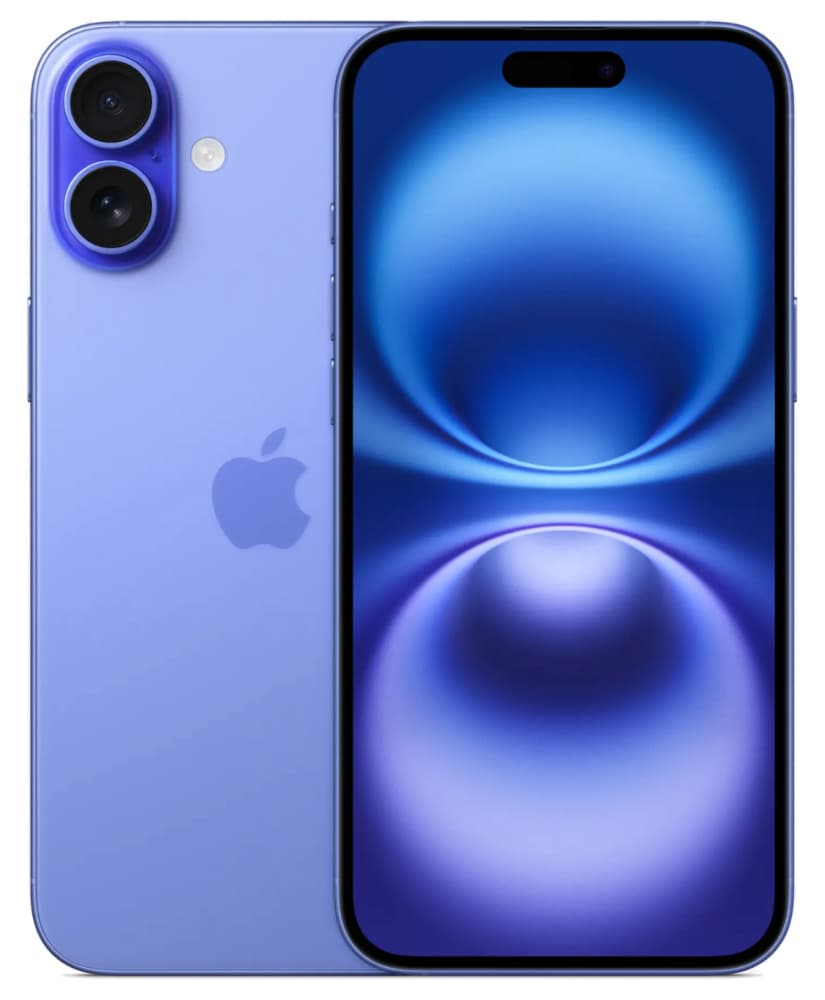 Apple iPhone 16, цвет «Ультрамарин», вид 1