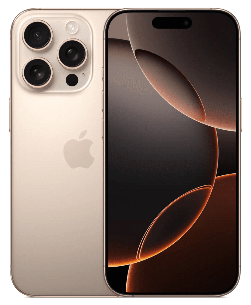 Apple iPhone 16 Pro, цвет «Пустынный титан», вид 1