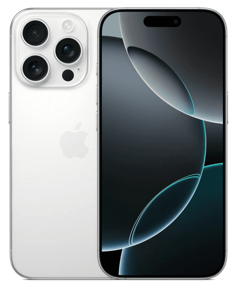 Apple iPhone 16 Pro, цвет «Белый титан», вид 1