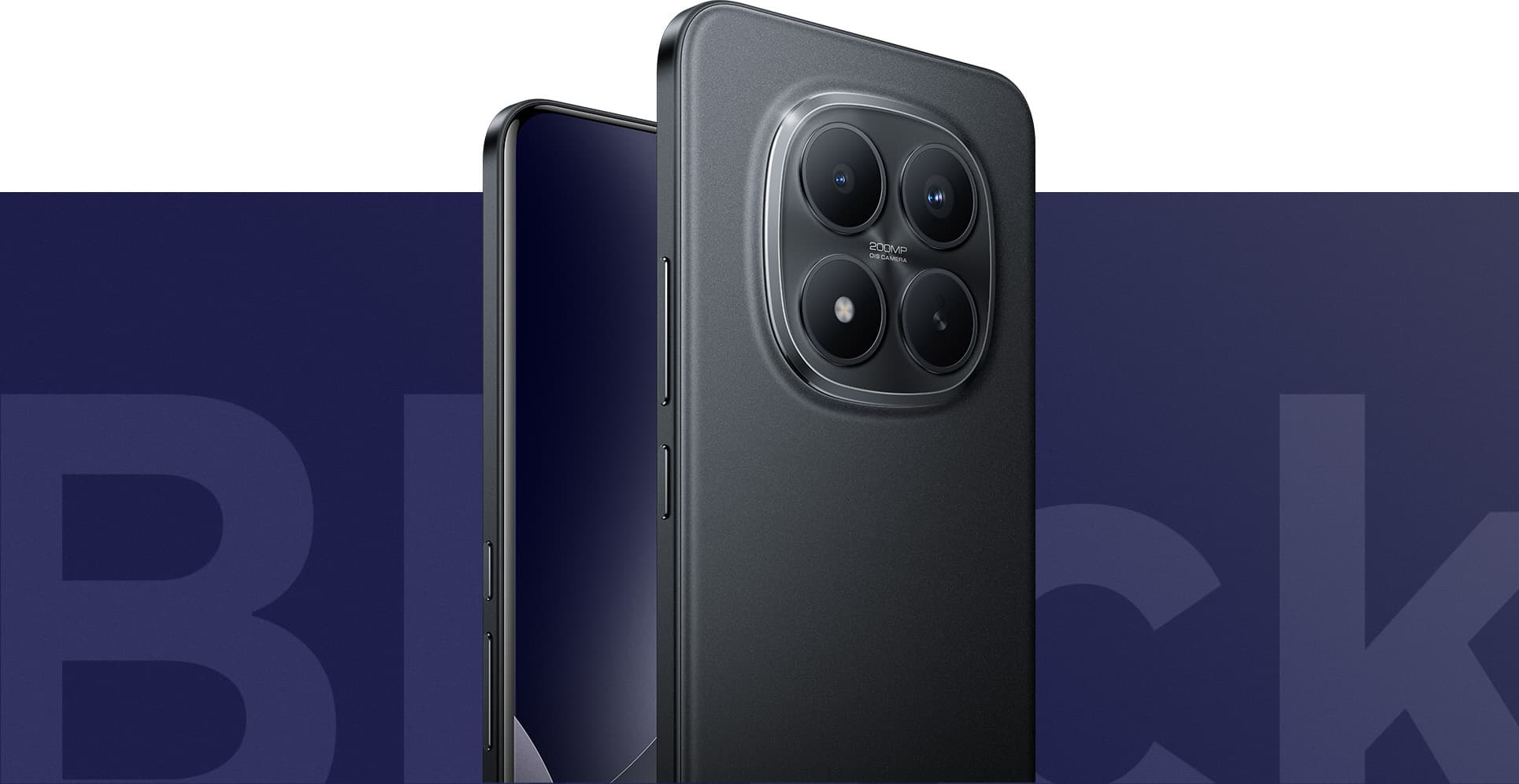 Redmi Note 15 Pro+ 5G в чёрном цвете, вид корпуса