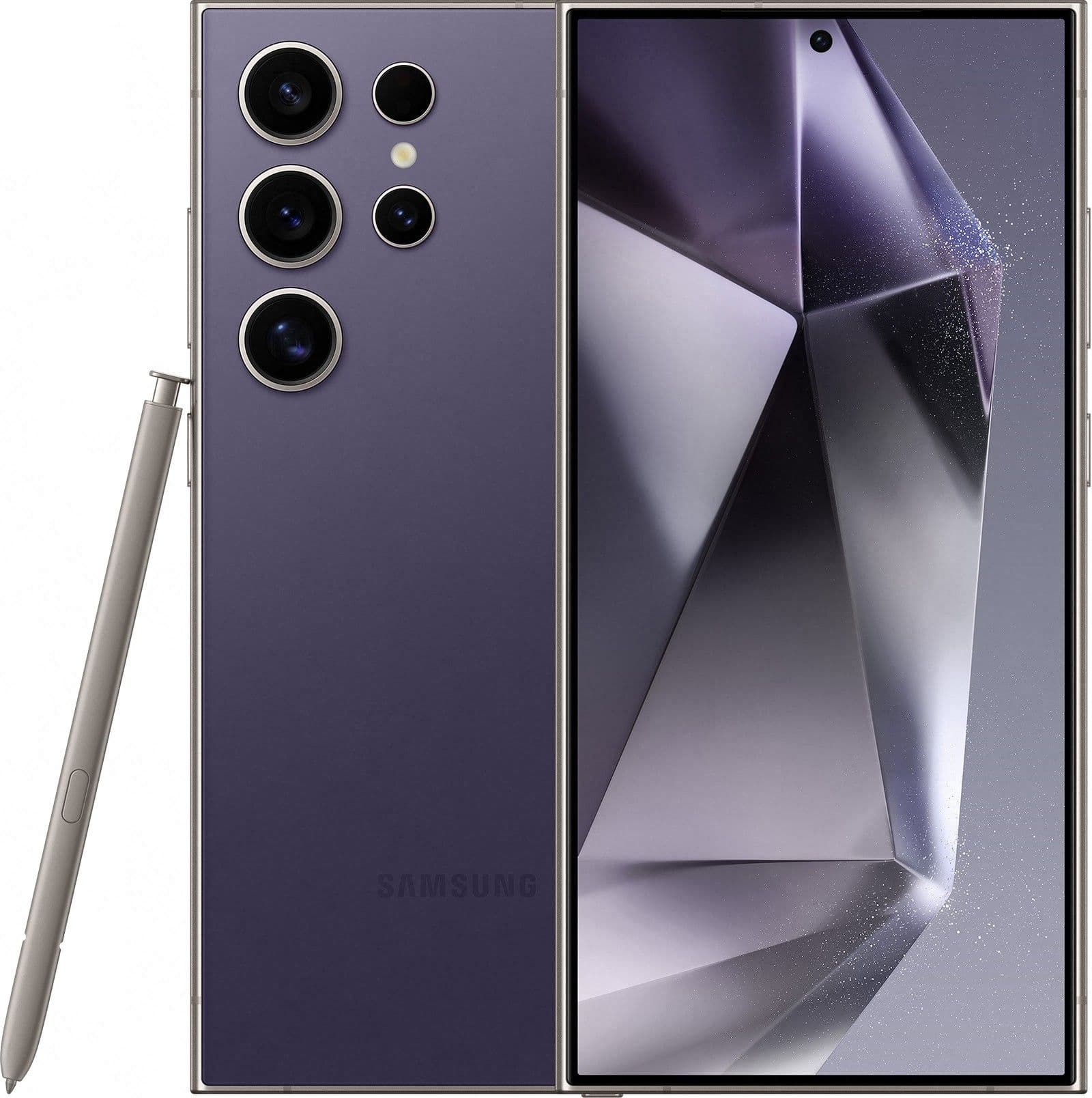 Samsung Galaxy S24 Ultra, цвет «Кобальтово-фиолетовый», вид 1