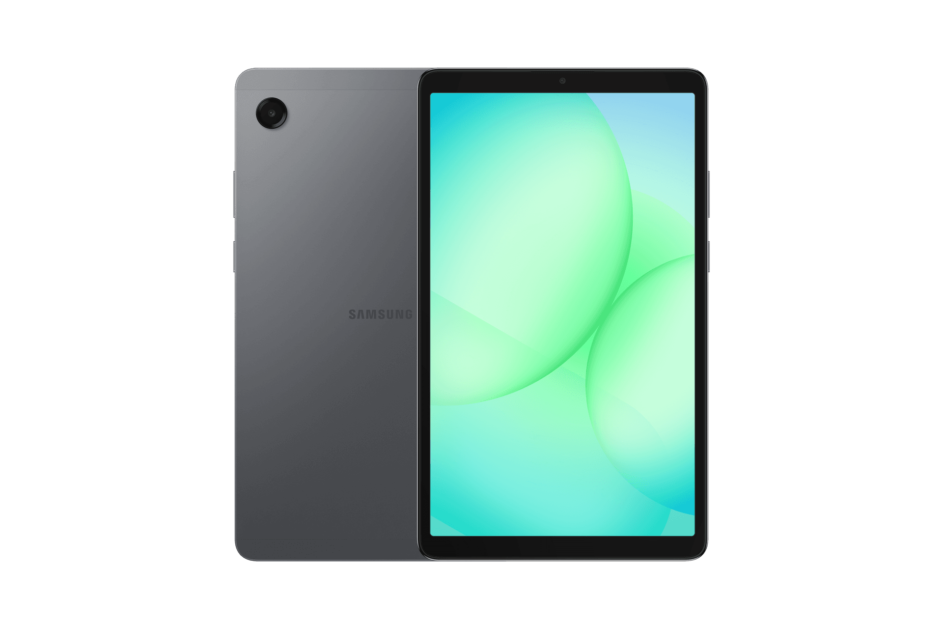 Samsung Galaxy Tab A11, Серый, вид спереди и сзади