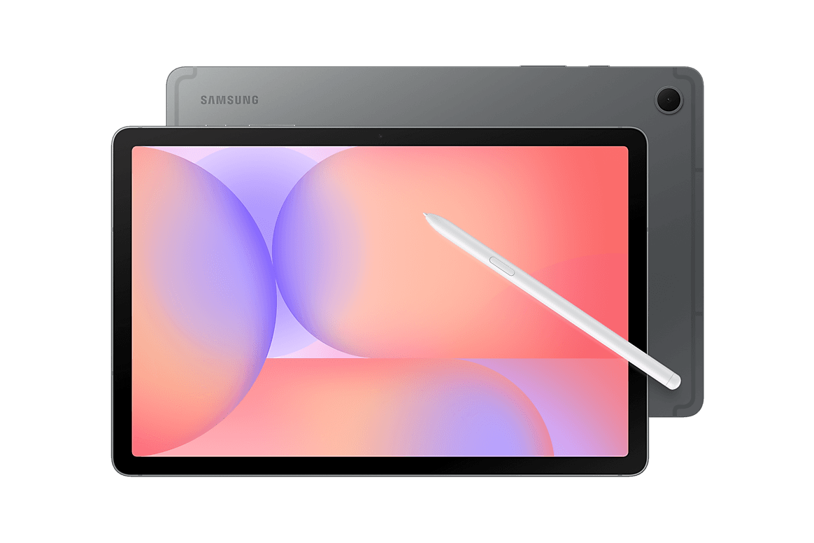 Samsung Galaxy Tab S10 Lite, Серый, вид спереди и сзади