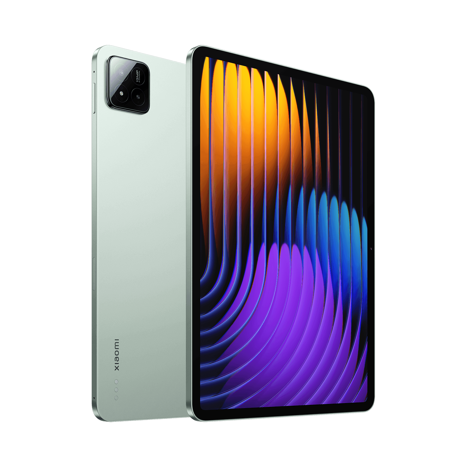 Xiaomi Pad 7, Зеленый, вид спереди и сзади