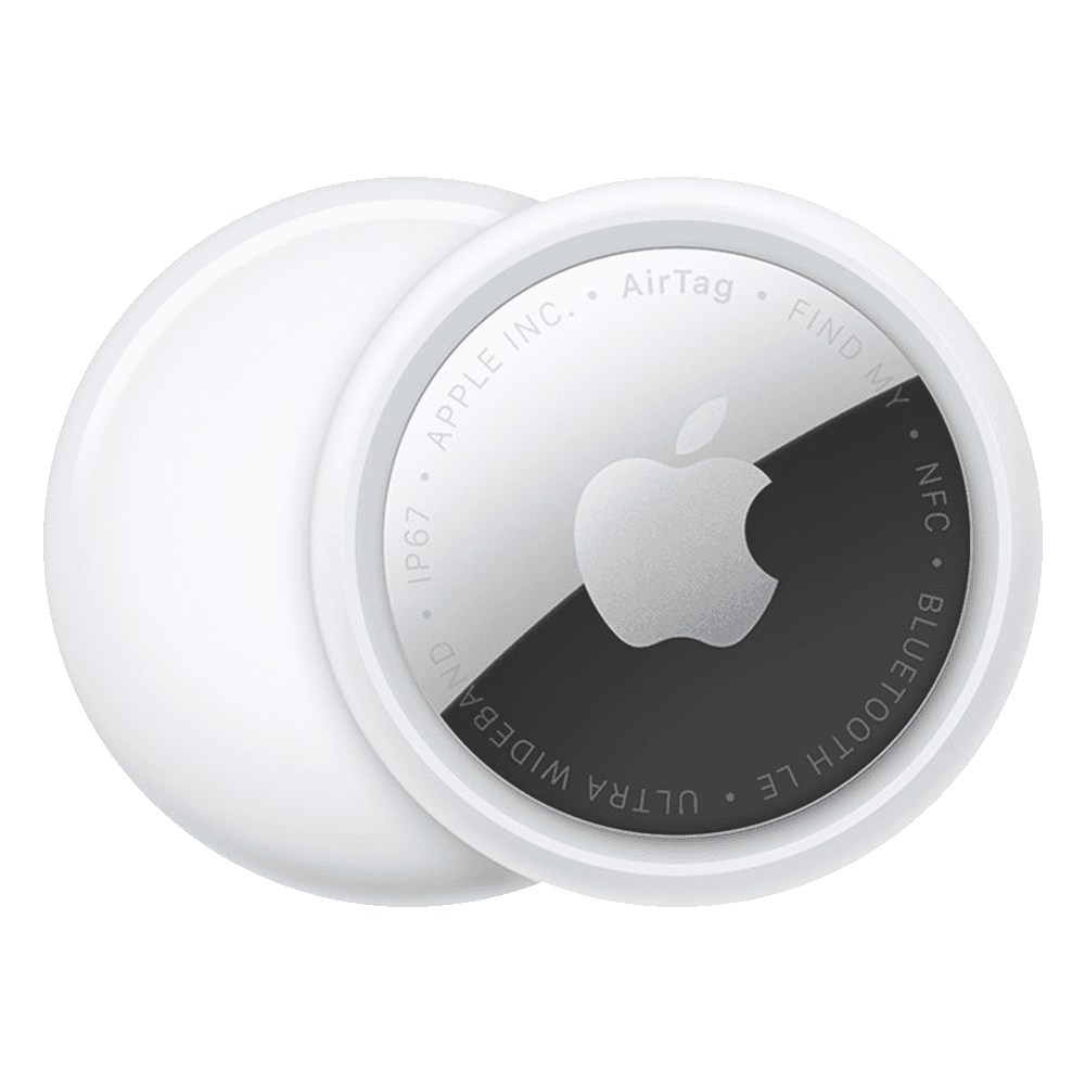 Apple AirTag второго поколения, вид спереди и сзади