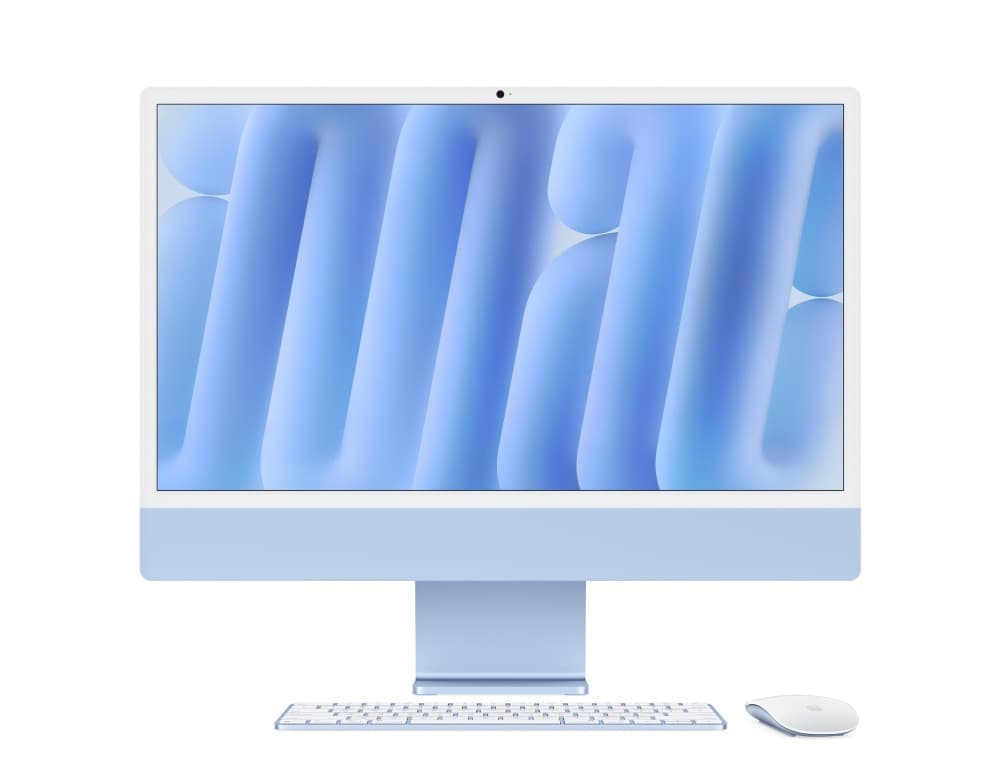 Apple iMac 24 M4 (2024), цвет «Синий», вид 1