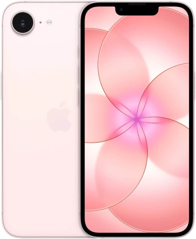 iPhone 17e, розовый цвет, вид 1 из 3