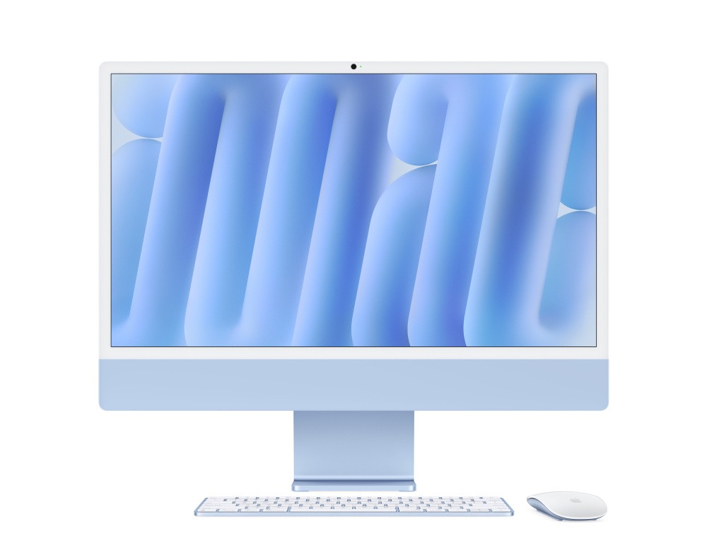 Apple iMac 24 M4 (2024), цвет «Синий», вид 1