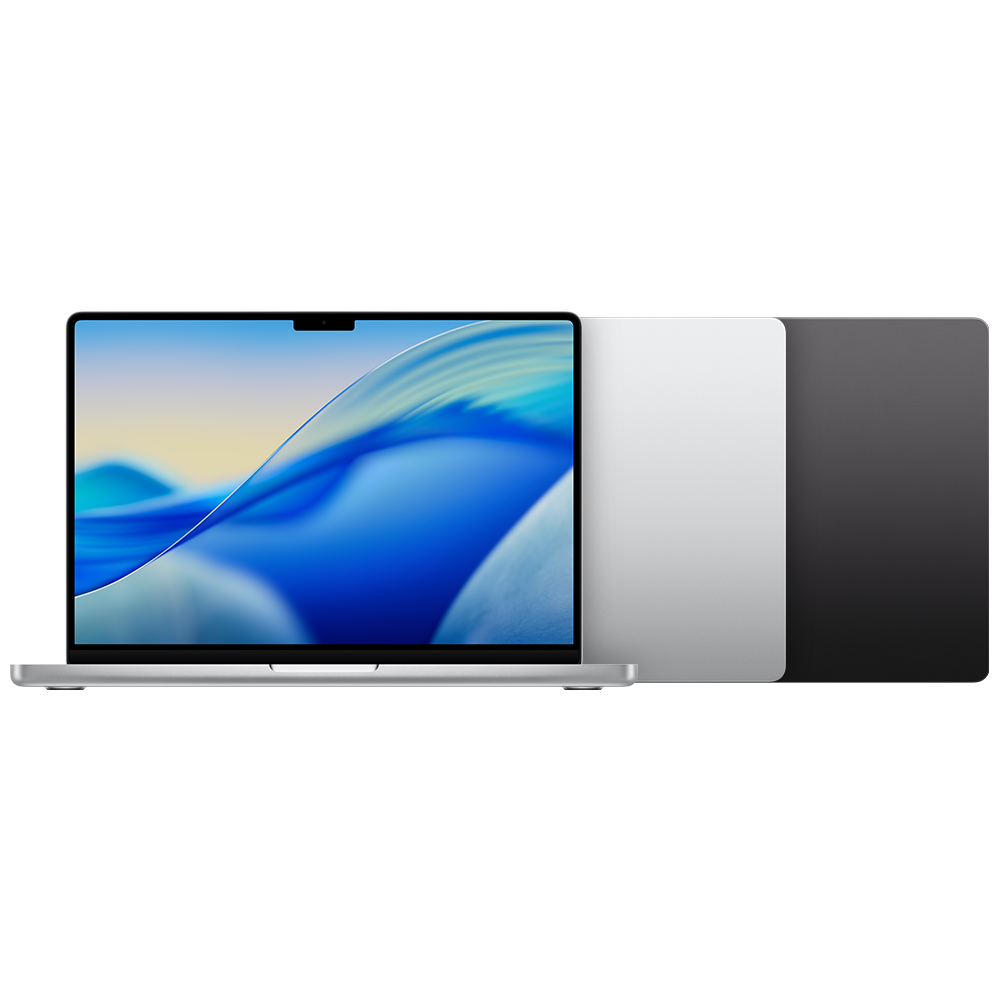 Apple MacBook Pro 14 дюймов с чипом M5 в серебристом и черном цветах