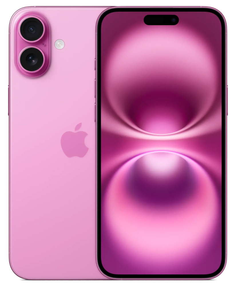 Apple iPhone 16 Plus, цвет «Розовый», вид 1