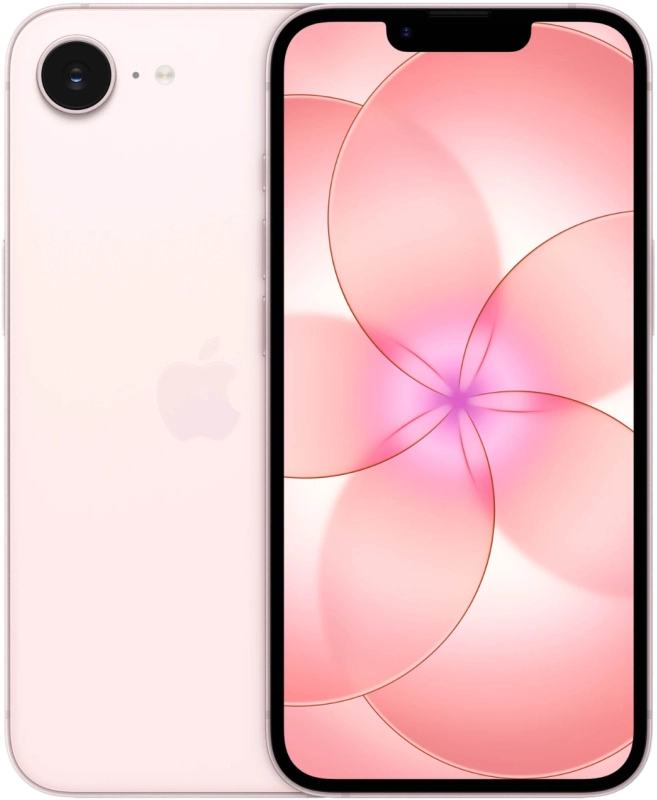 iPhone 17e, розовый цвет, вид 1 из 3
