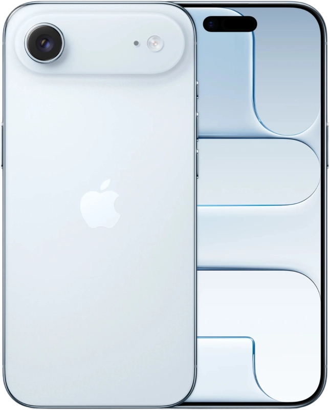 iPhone Air, небесно-голубой цвет, вид 1 из 3