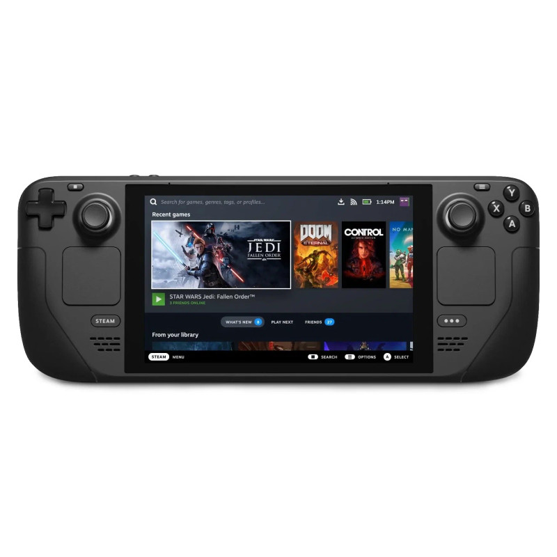 Valve Steam Deck OLED, цвет «Черный», вид 1