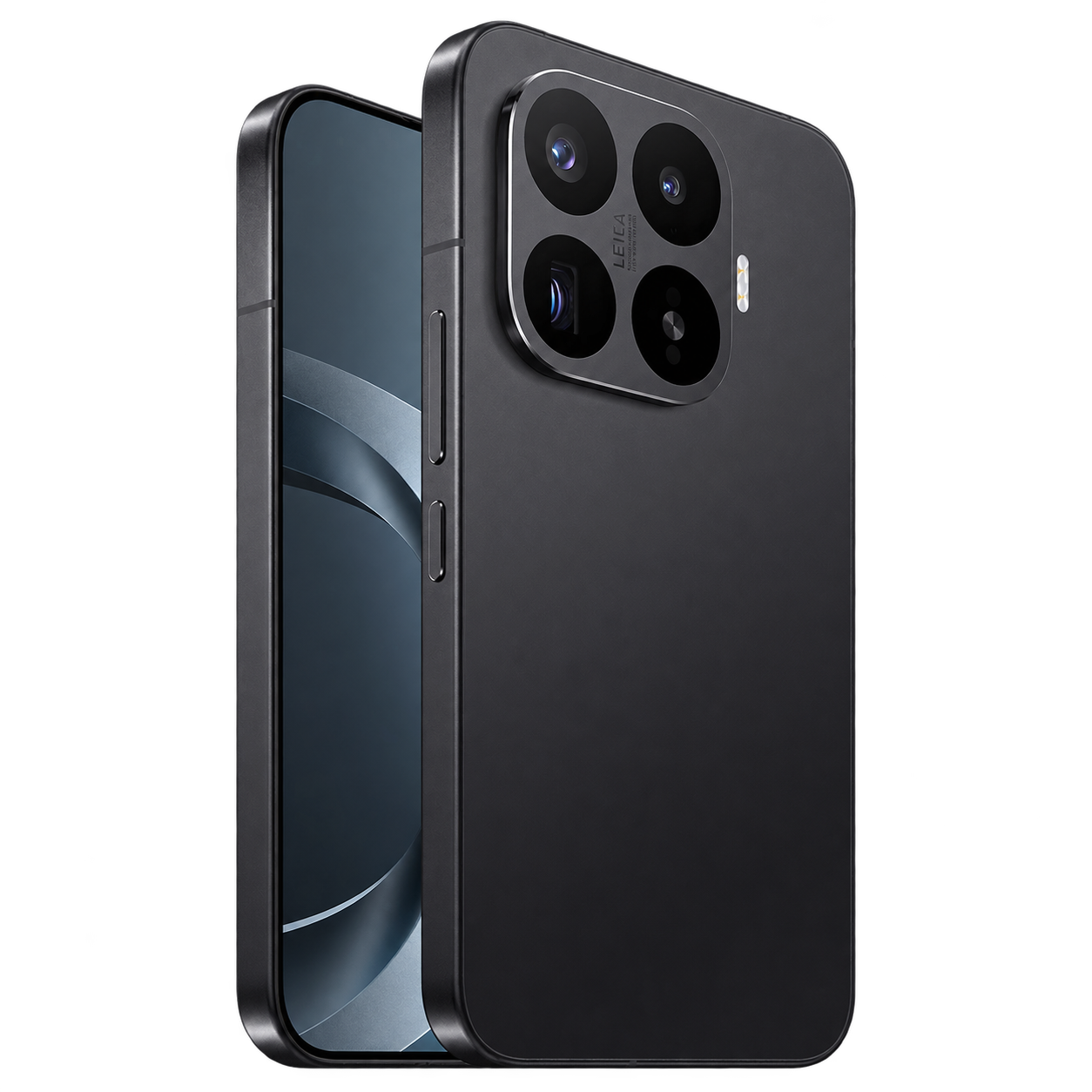 Xiaomi 17T Pro в черном цвете, вид спереди и сзади