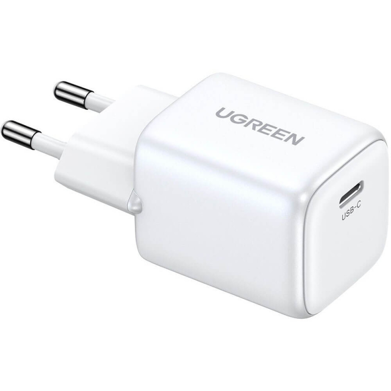 Адаптер питания Ugreen Nexode 20W USB-C, белый
