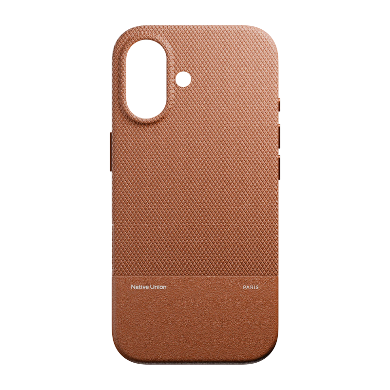 Чехол Native Union Paris (Re)Classic Case для iPhone 17, коричневый