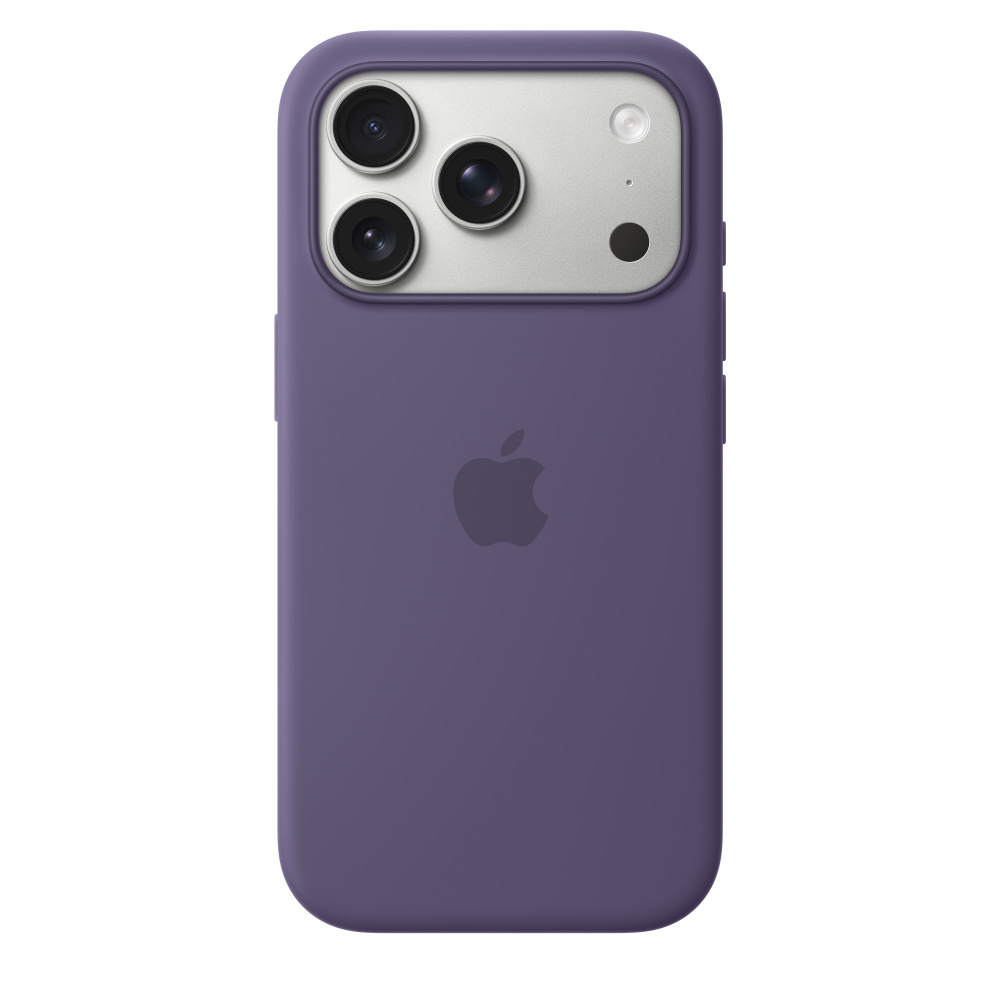 Чехол защитный Apple Silicone Case with MagSafe для iPhone 17 Pro, фиолетовый