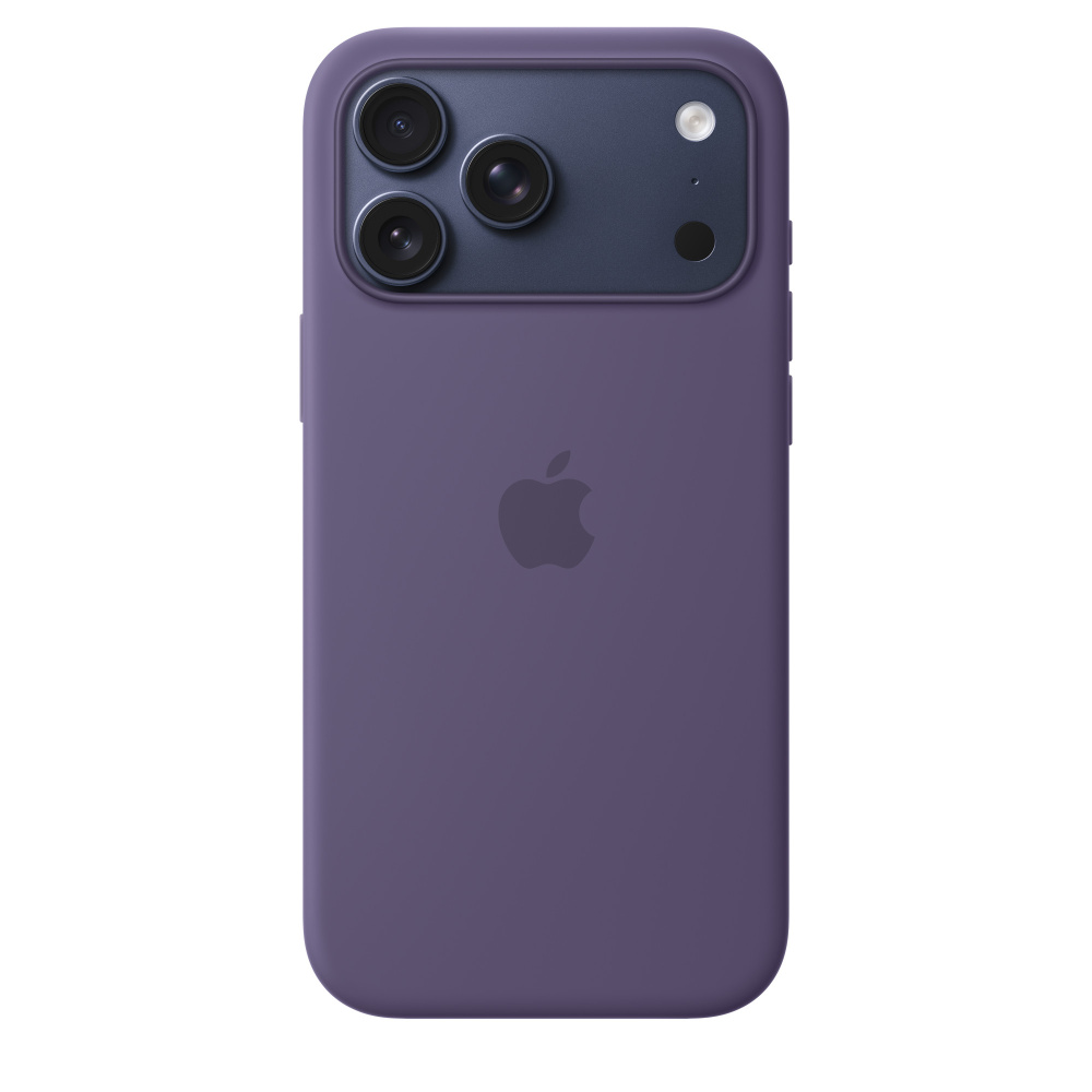 Чехол защитный Apple Silicone Case with MagSafe для iPhone 17 Pro Max, фиолетовый