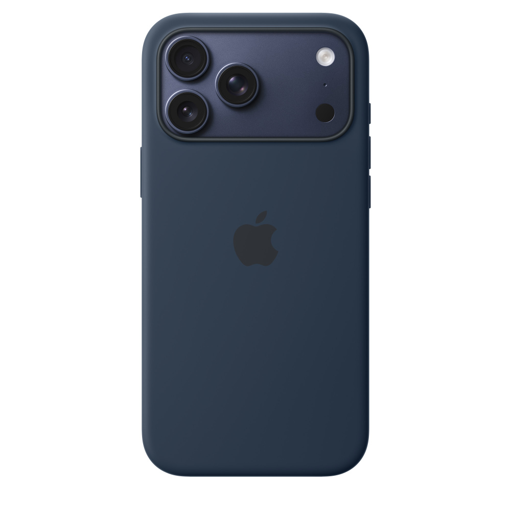 Чехол защитный Apple Silicone Case with MagSafe для iPhone 17 Pro Max, синий