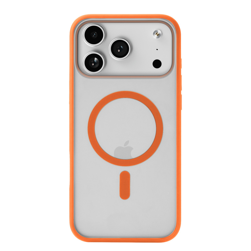 Чехол защитный uBear Cloud Mag Case для iPhone 17 Pro Max, MagSafe, оранжевый