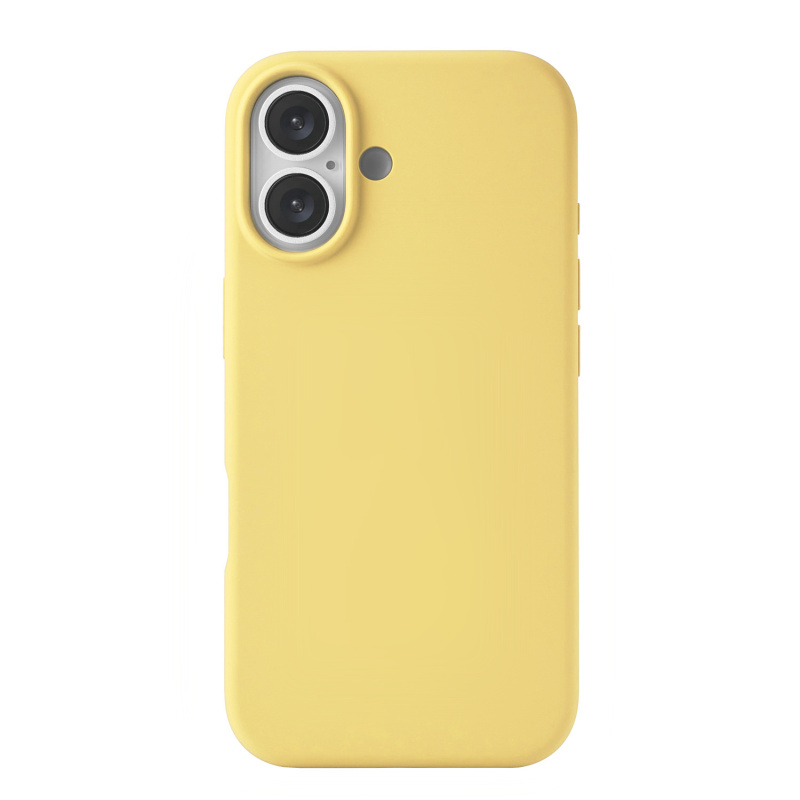 Чехол защитный uBear Touch Mag Case для iPhone 17 MagSafe, светло-жёлтый