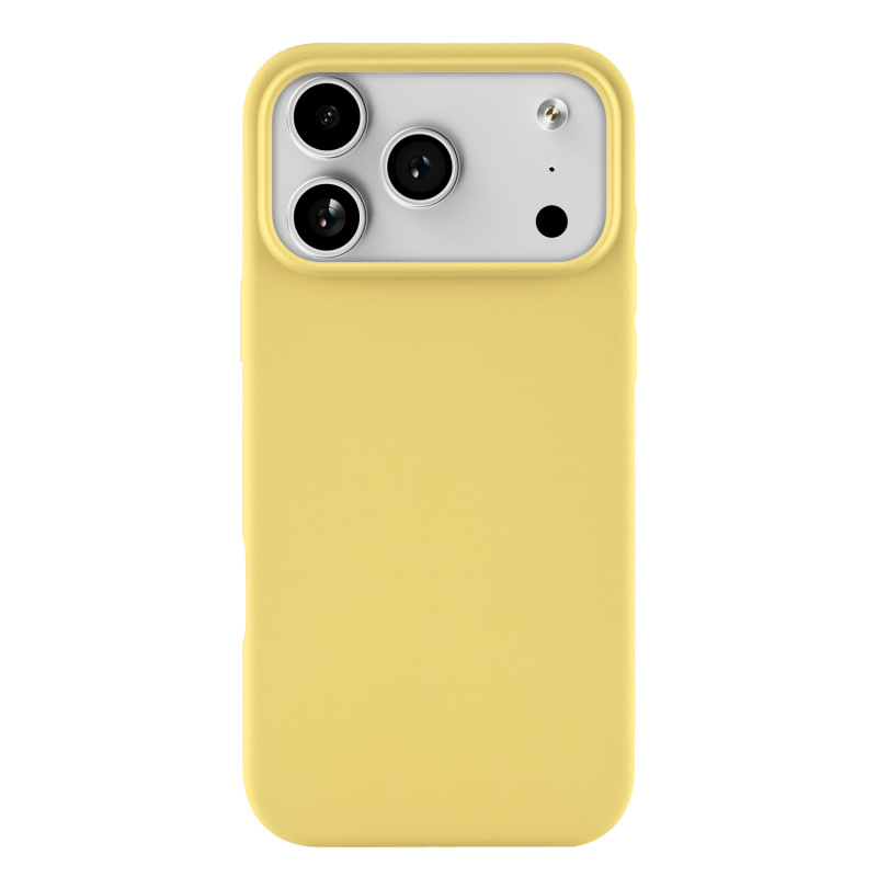 Чехол защитный uBear Touch Mag Case для iPhone 17 Pro Max, MagSafe, светло-жёлтый