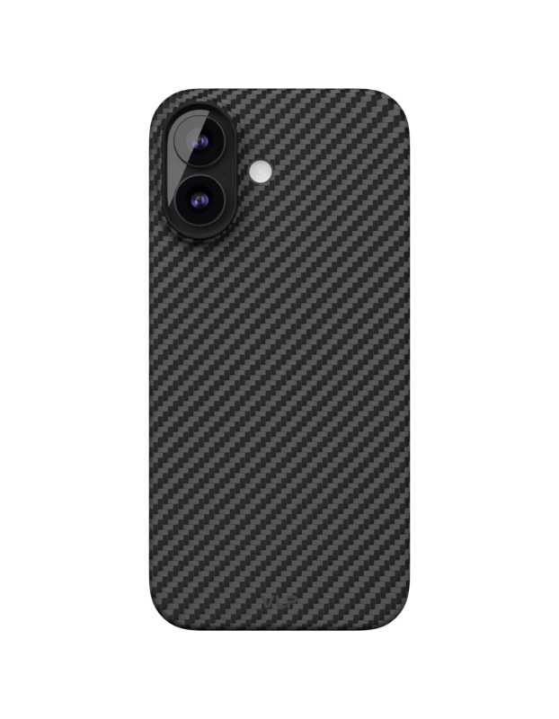 Чехол защитный VLP Kevlar Case с MagSafe для iPhone 17, черный