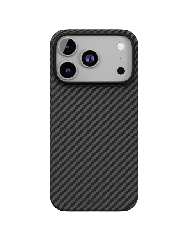 Чехол защитный VLP Kevlar Case с MagSafe для iPhone 17 Pro, черный