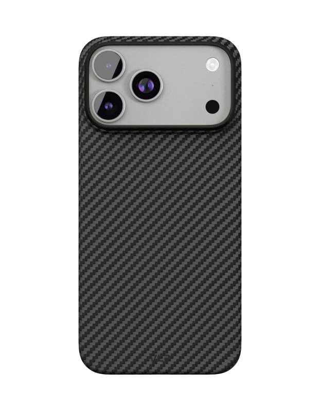 Чехол защитный VLP Kevlar Case с MagSafe для iPhone 17 Pro Max, черный