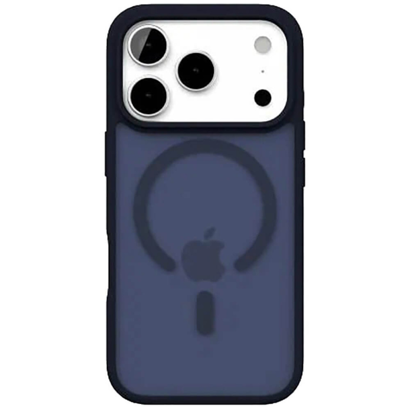 Чехол защитный VLP LITE Bloom Case с MagSafe для iPhone 17 Pro Max, темно-синий