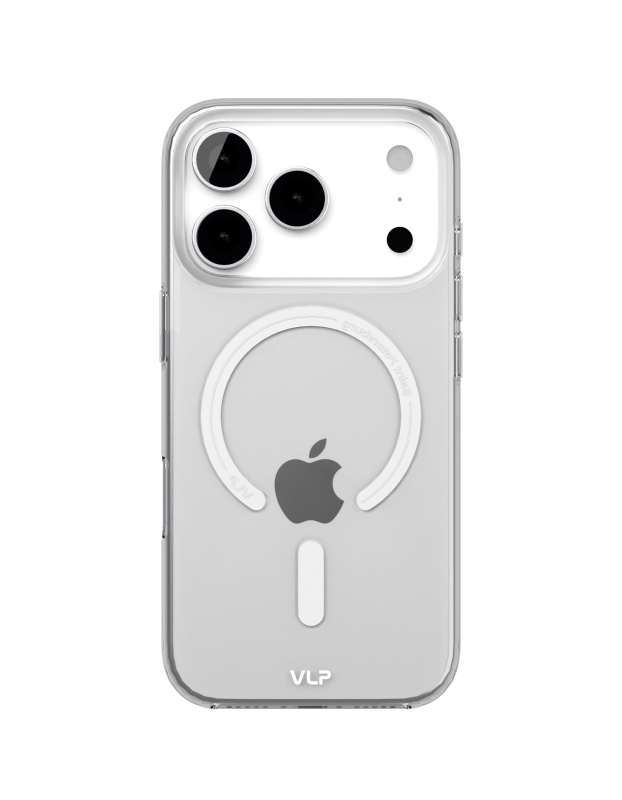 Чехол защитный VLP Puro Case с MagSafe для iPhone 17 Pro, прозрачный