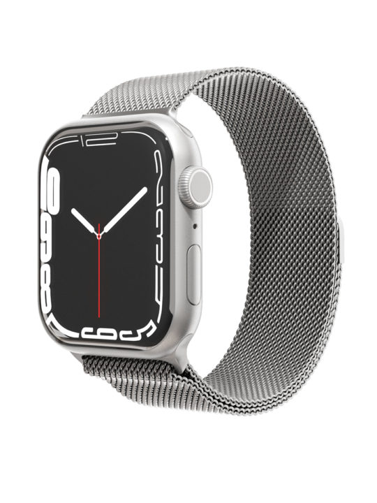 Ремешок из нержавеющей стали сетчатый VLP для Apple Watch 38/40/41, серебристый