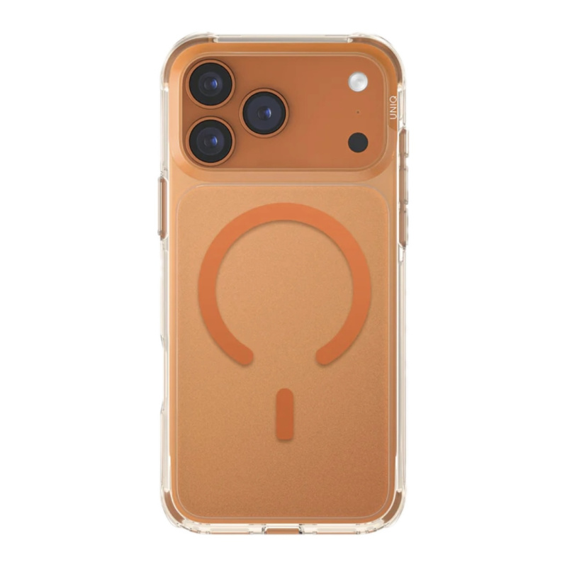 Uniq Lifepro Xtreme AF для iPhone 17 Pro Max, прозрачный/оранжевый