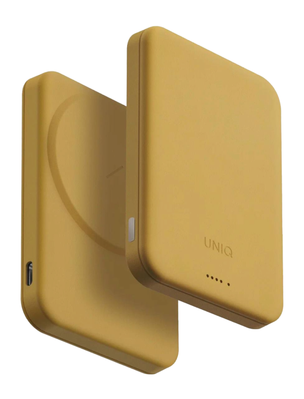 Внешний аккумулятор Uniq Lexa 5000 mAh, желтый